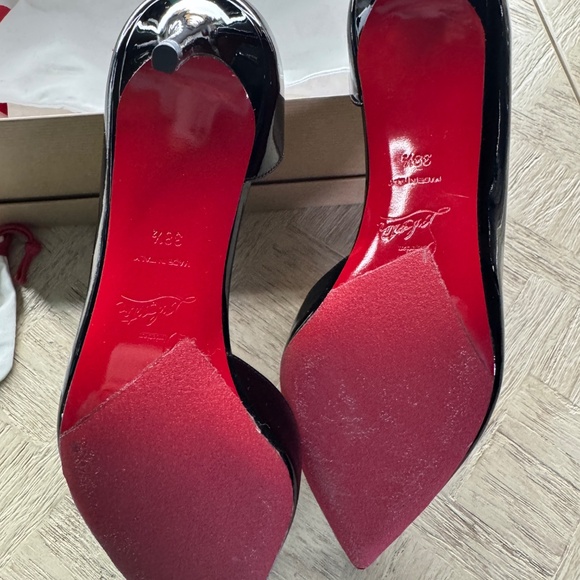 Christian Louboutin IRIZA 70 Patent Pumps โ Black (Size 38.5) - Picture 7 of 15